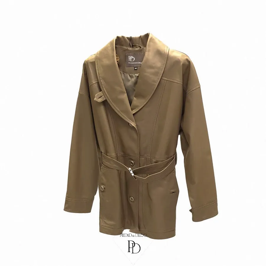 Chaqueta Piel Mujer Aguamarina – Color Castor