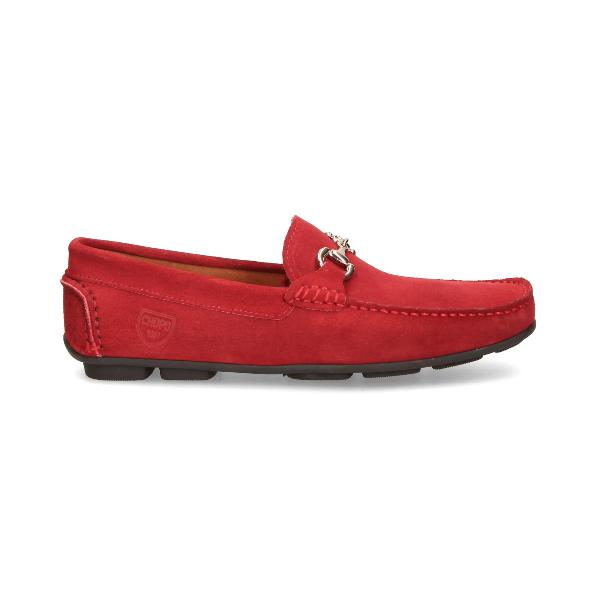 CHOPO Mocasines de Hombre ROJO