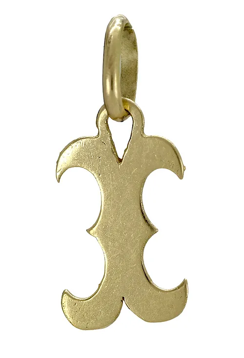 Colgante inicial I oro amarillo 173_INSII