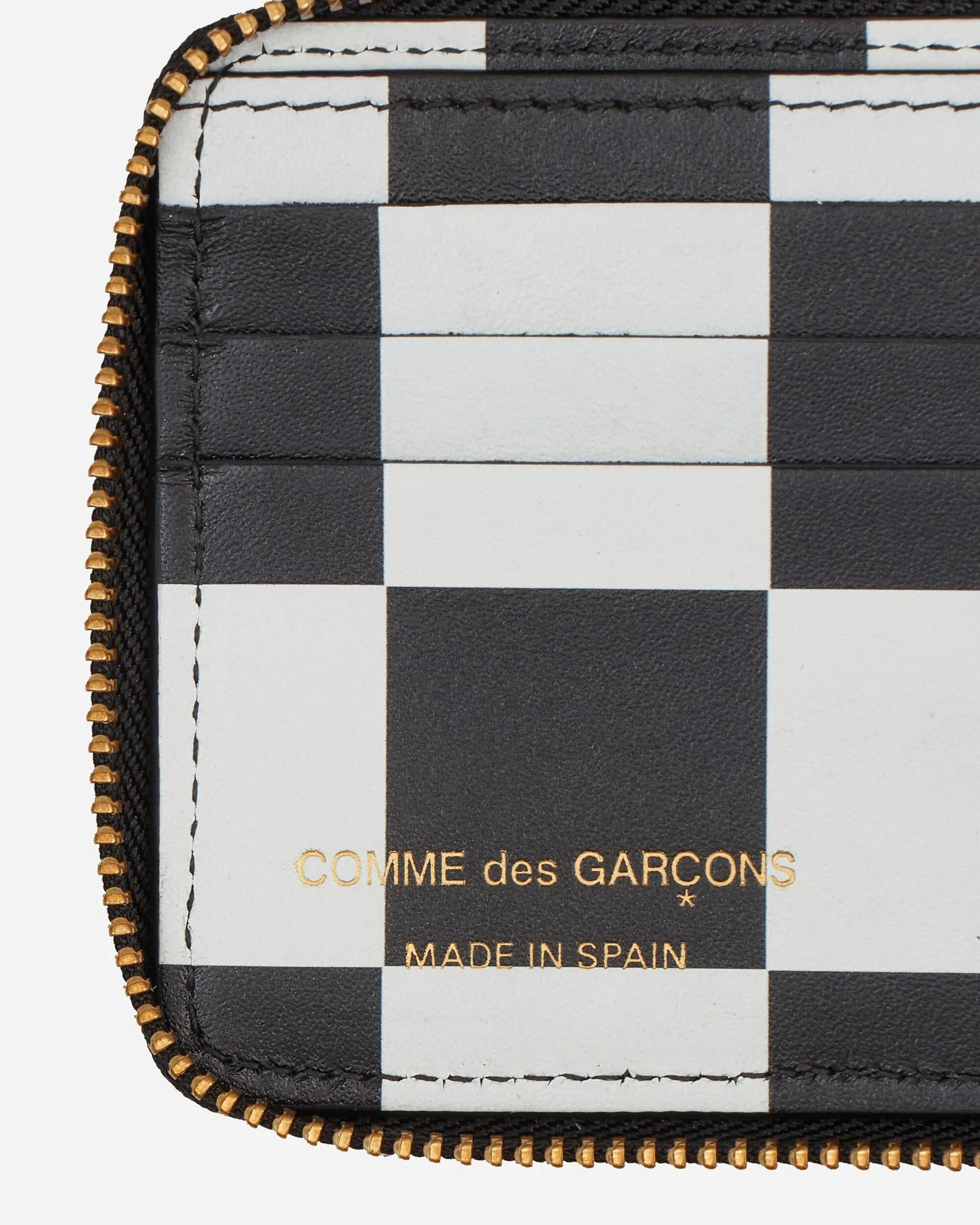 COMME DES GARçONS CLASSIC PRINT ZIPAROUND WALLET