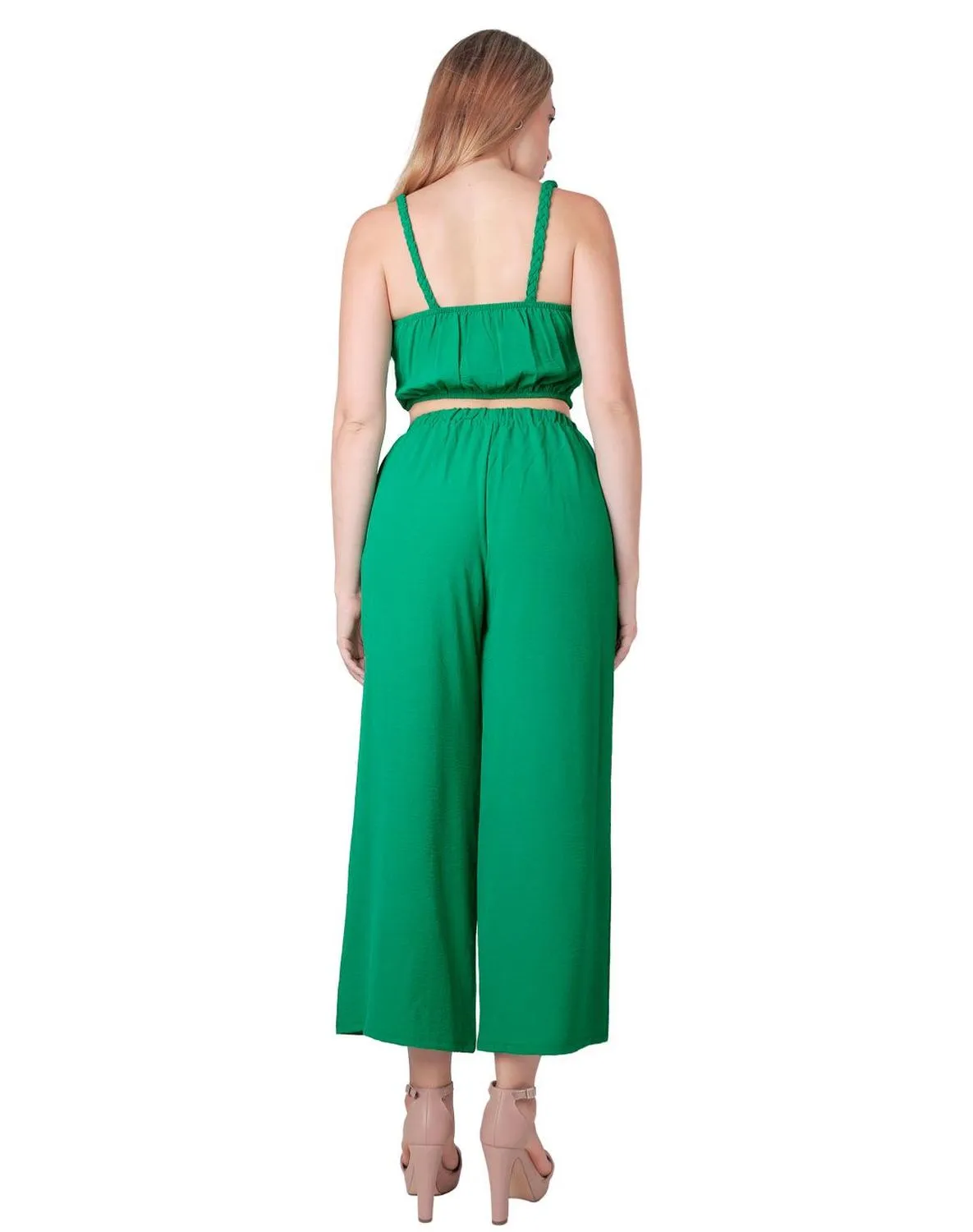 Conjunto Blusa Y Pantalón Mujer Verde Stfashion 52405025