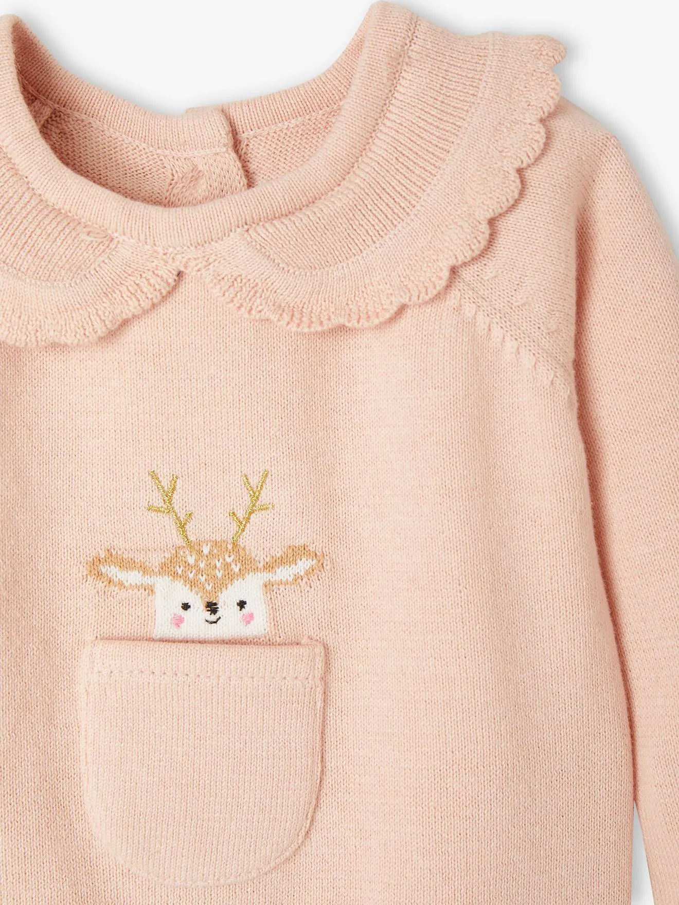 Conjunto de Navidad para bebé: 2 prendas de punto tricot