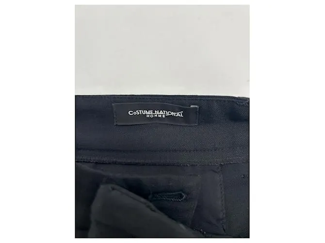 COSTUME NATIONAL  Pantalones T.IT 46 Poliéster Negro 