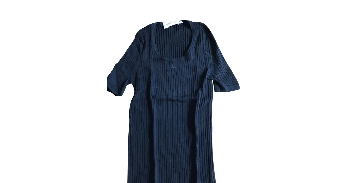 Courreges Tops Negro 