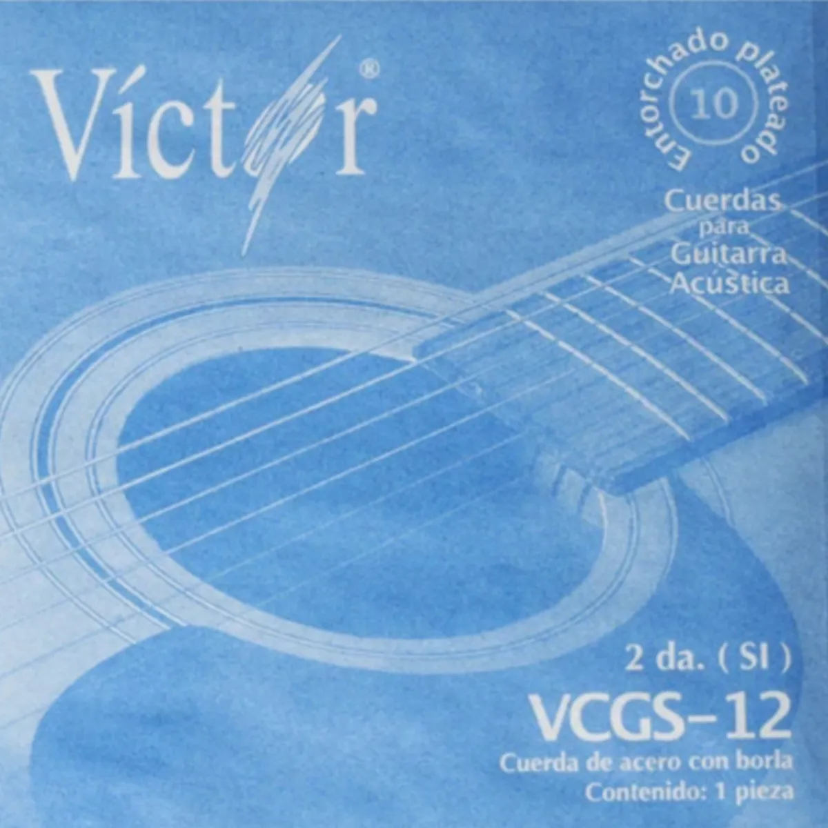 CUERDA P/GUITARRA VICTOR 2A ACERO