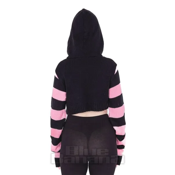 Cupcake Cult Lindo Kitty Soodie (Negro/Rosa)