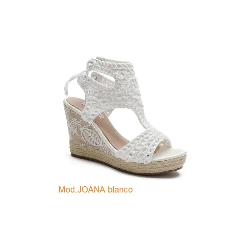 Cuña de Novia Mandarina Modelo Joana