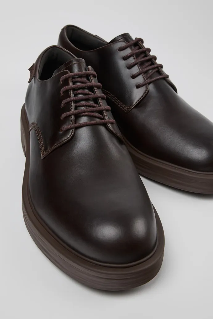 Dean Zapatos de piel marrón para hombre