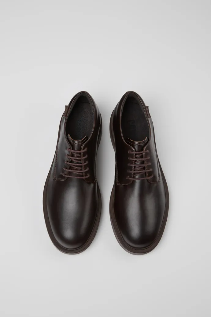Dean Zapatos de piel marrón para hombre