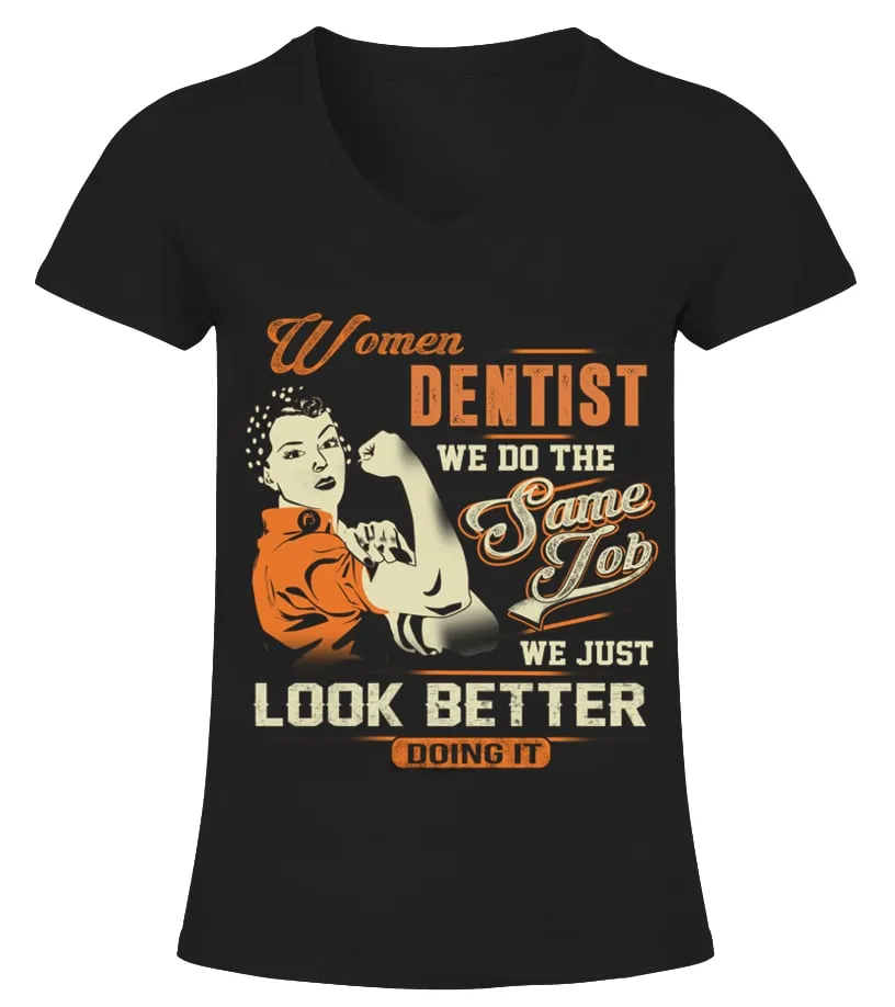 DENTIST Camiseta cuello pico Mujer
