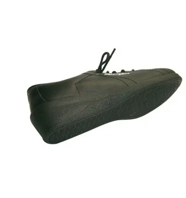 Deportivas cordones mujer con cuña Fergar en negro