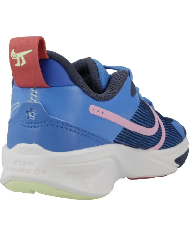 Deportivas NIKE  de Niña y Niño ZAPATILLAS NINO MODELO STAR RUNNER 4 COLOR AZUL  400