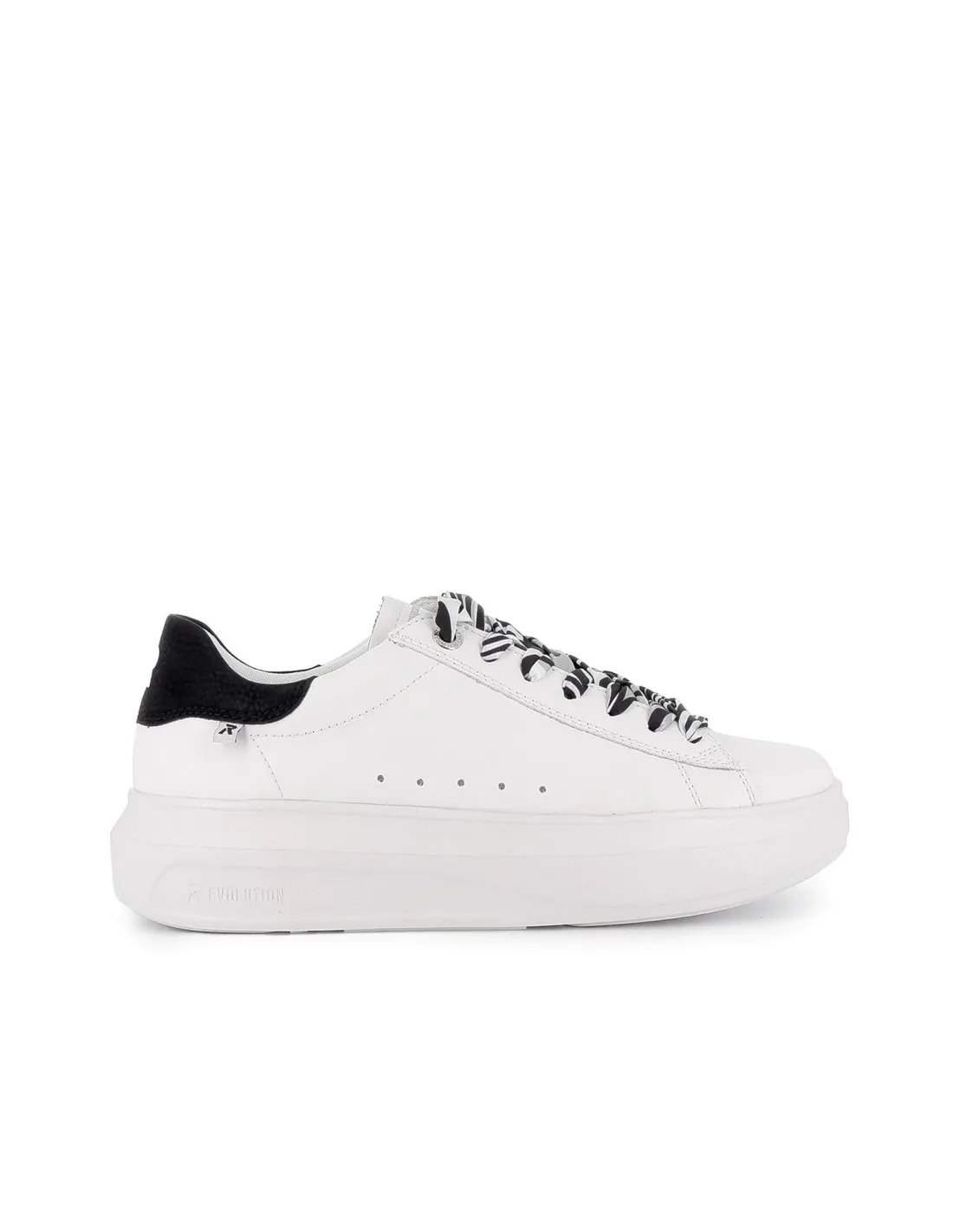 Deportivas sneakers piel cordones intercambiable mujer blanco RIEKER ANTISTRESS