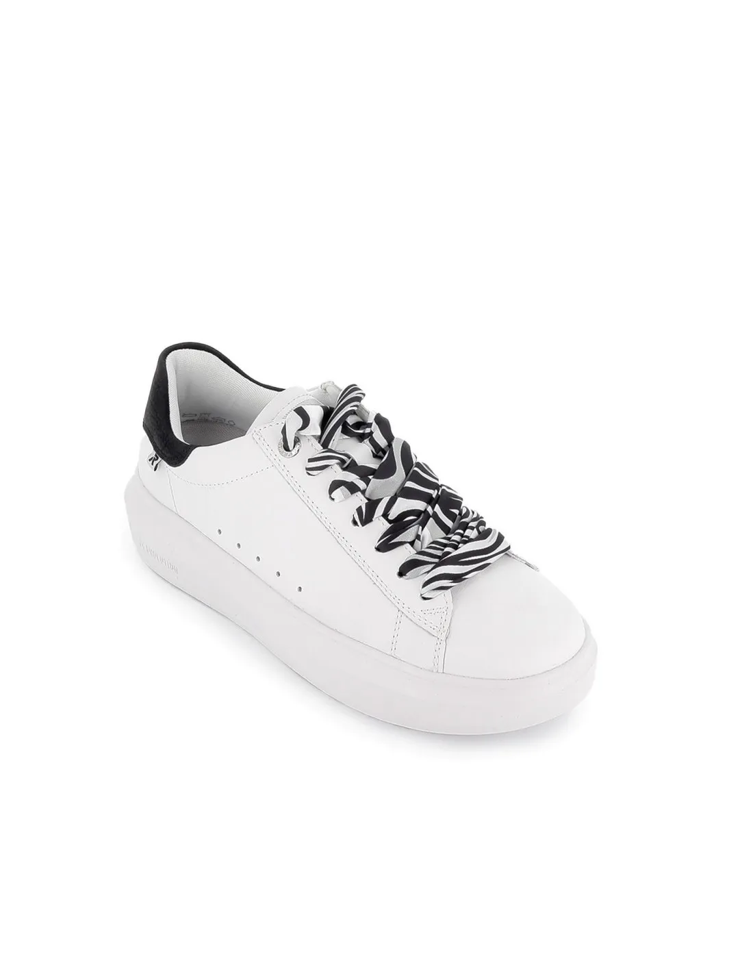 Deportivas sneakers piel cordones intercambiable mujer blanco RIEKER ANTISTRESS