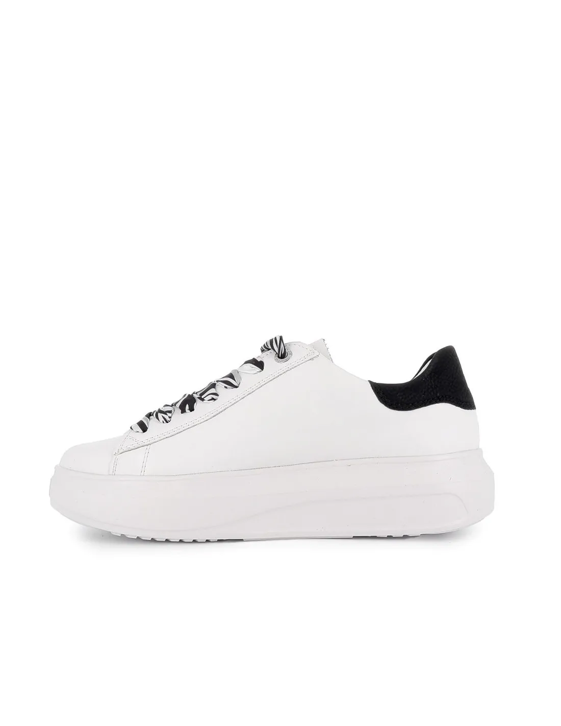 Deportivas sneakers piel cordones intercambiable mujer blanco RIEKER ANTISTRESS