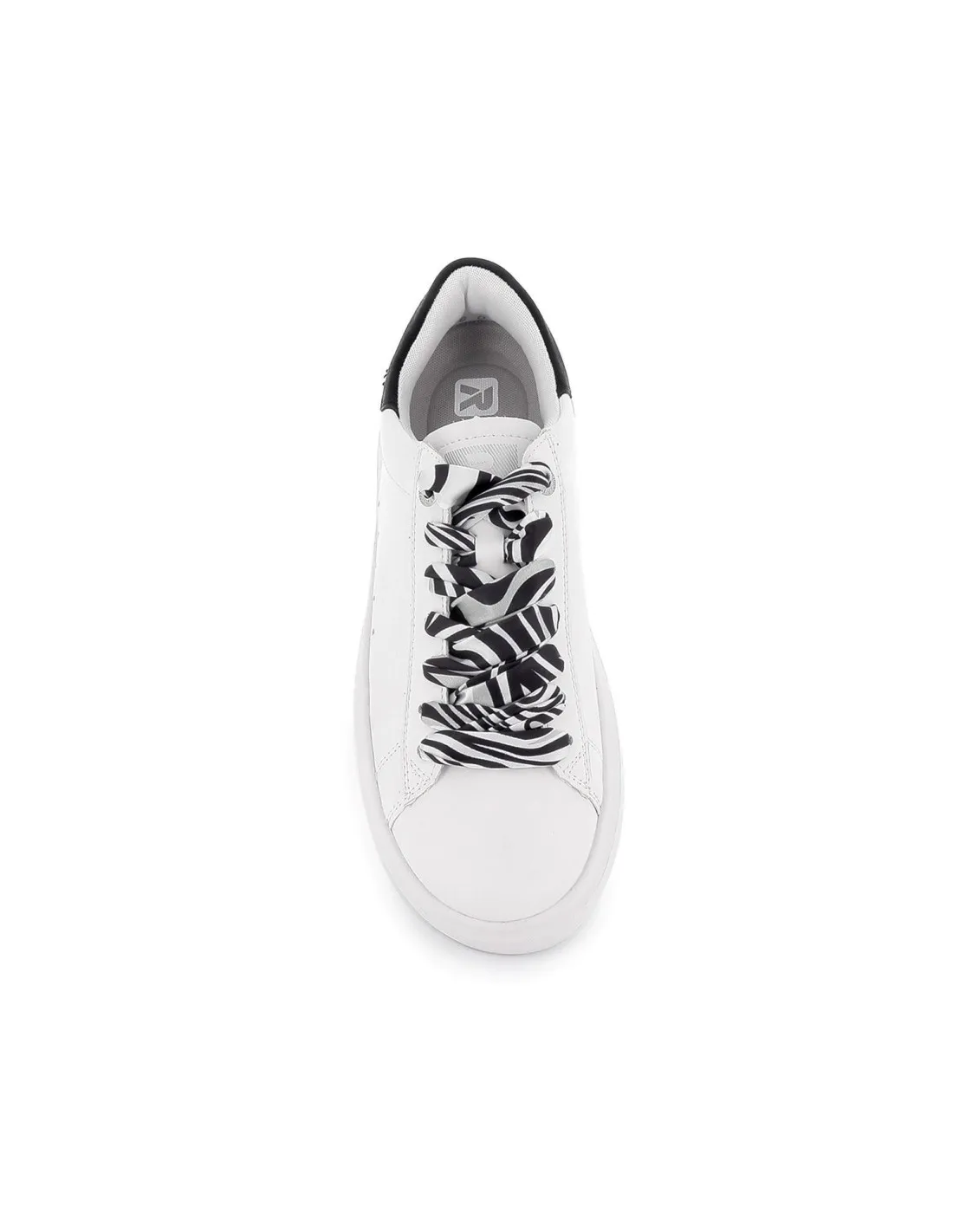 Deportivas sneakers piel cordones intercambiable mujer blanco RIEKER ANTISTRESS
