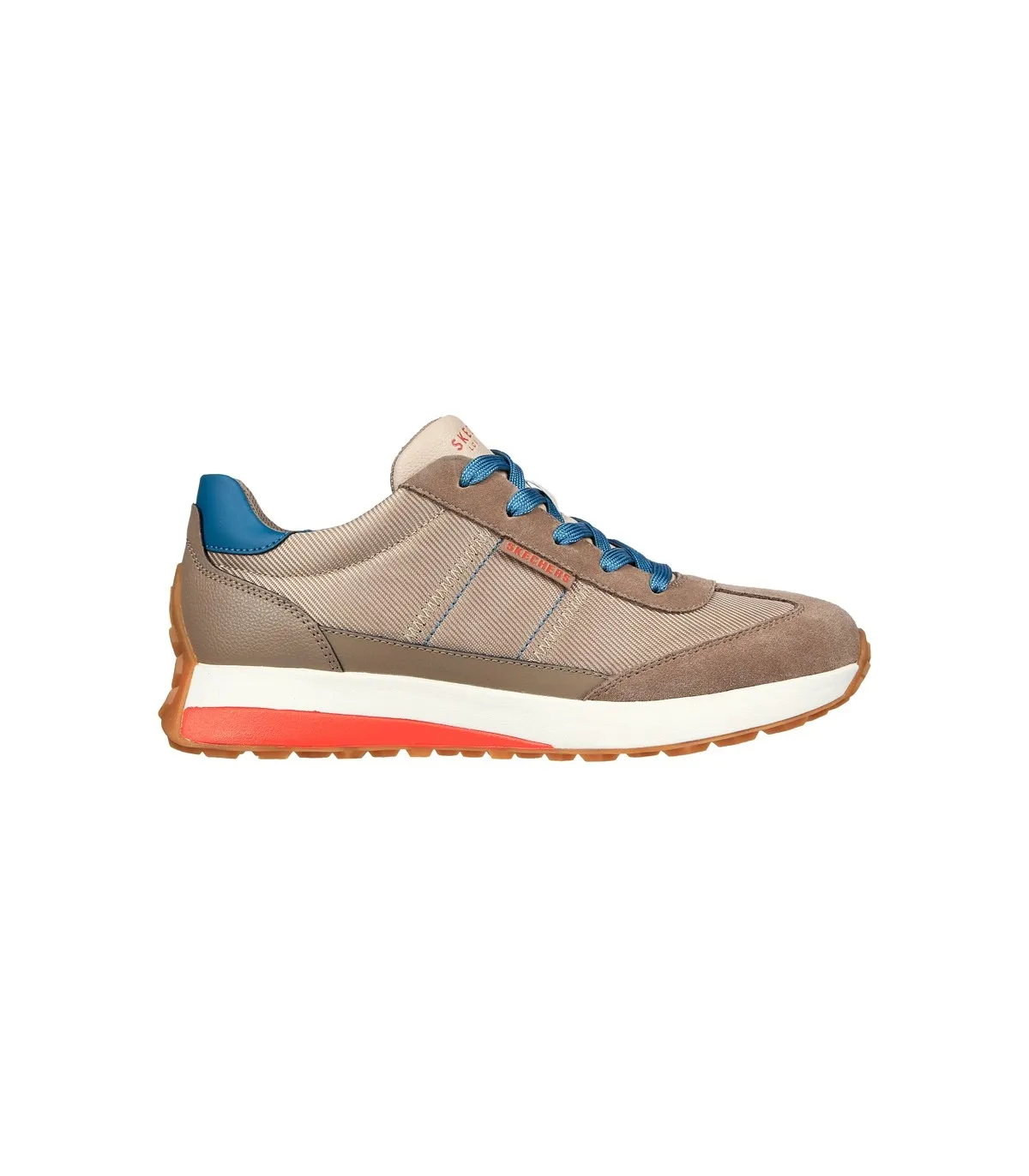 Deportivo combinado en color taupe