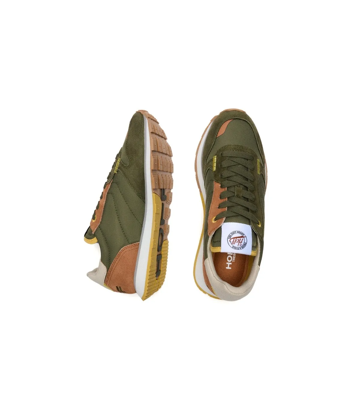 Deportivo de mujer en tonos verde