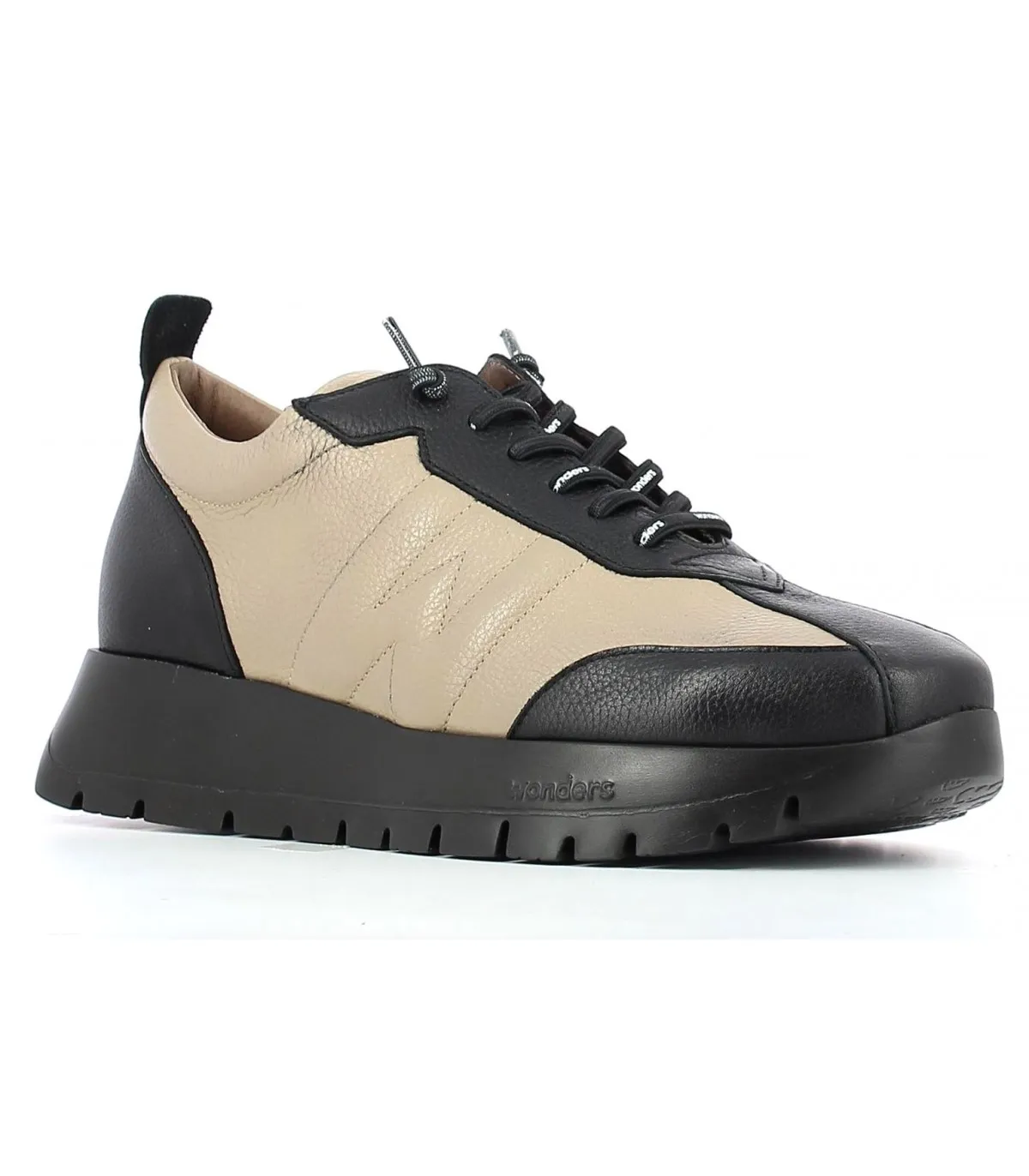 Deportivo para mujer en taupe y negro