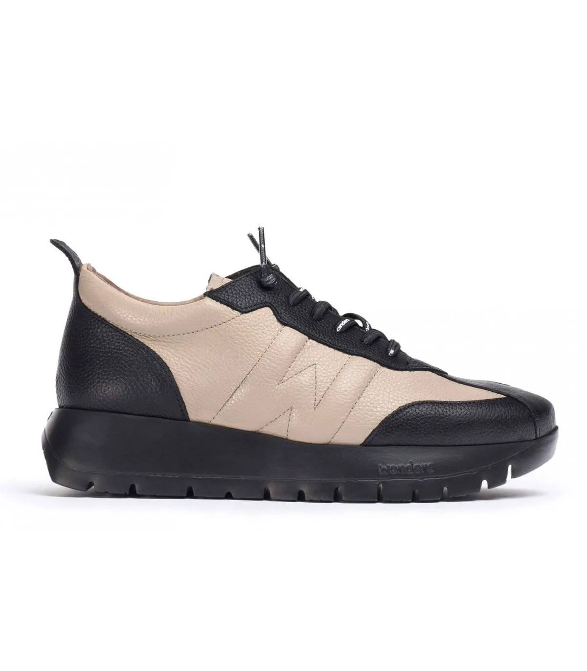 Deportivo para mujer en taupe y negro