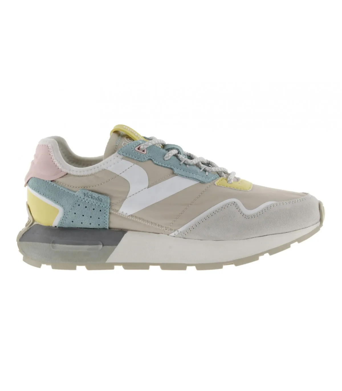 Deportivos beige para mujer
