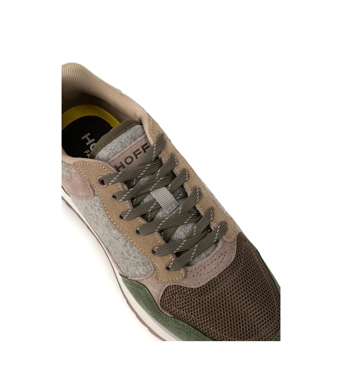 Deportivos de cordones en gris de mujer