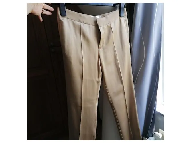 DMN Pantalones, leggings Dorado 