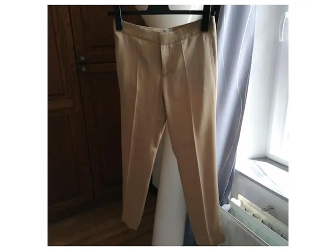 DMN Pantalones, leggings Dorado 