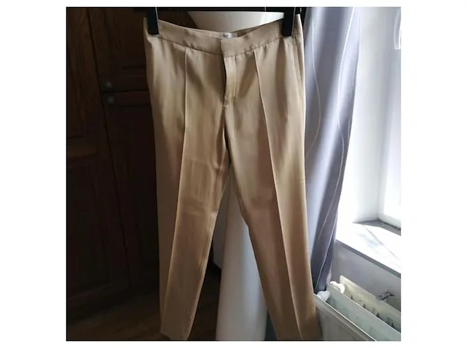 DMN Pantalones, leggings Dorado 