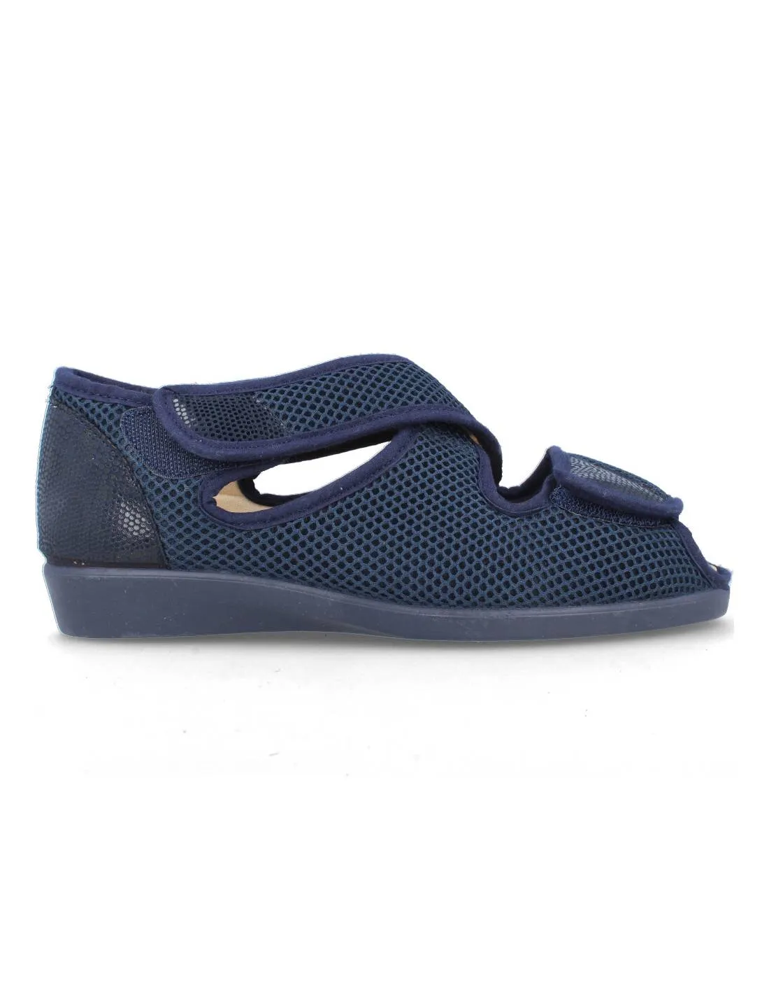 DOCTOR CUTILLAS  ZAPATILLA VELCROS CRUZADOS MARINO