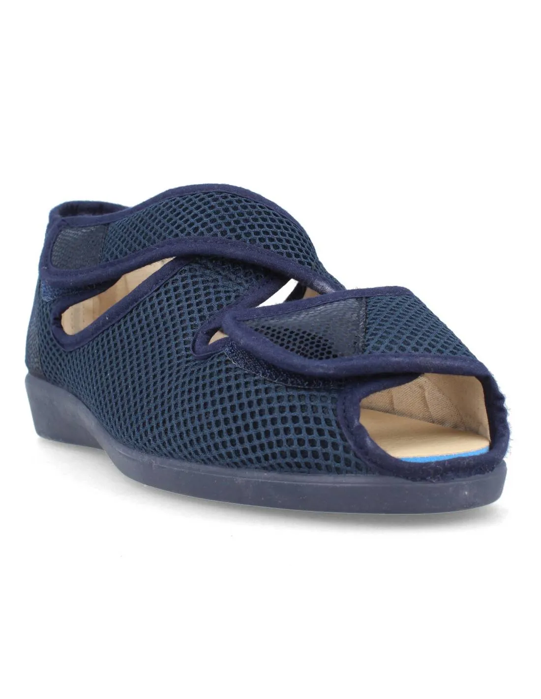 DOCTOR CUTILLAS  ZAPATILLA VELCROS CRUZADOS MARINO