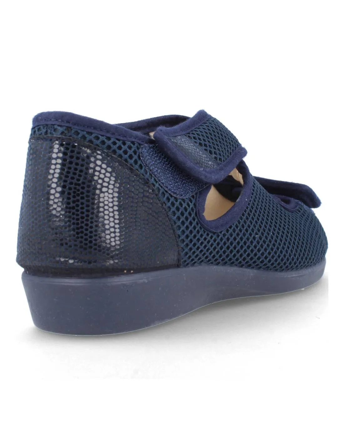 DOCTOR CUTILLAS  ZAPATILLA VELCROS CRUZADOS MARINO