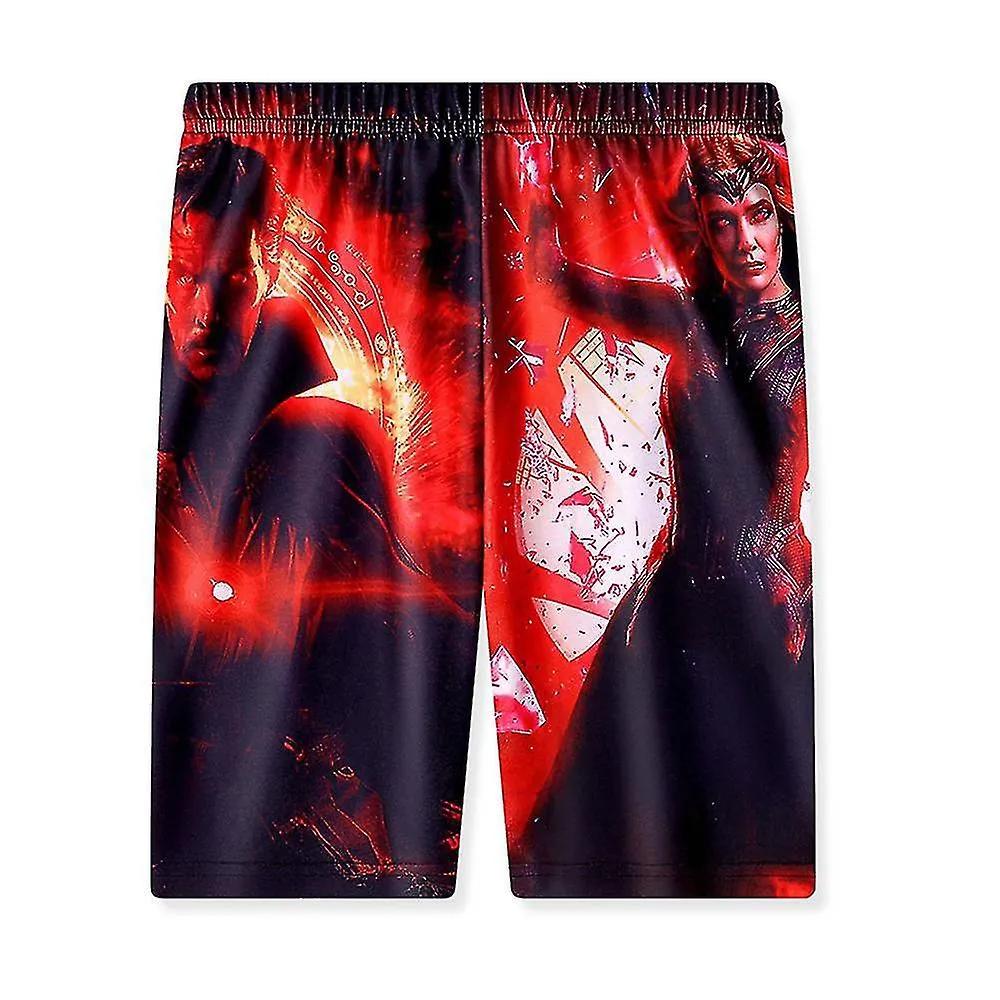 Doctor Strange Estampado Niños Boys Camiseta de Manga Corta + Conjunto de Trajes Cortos