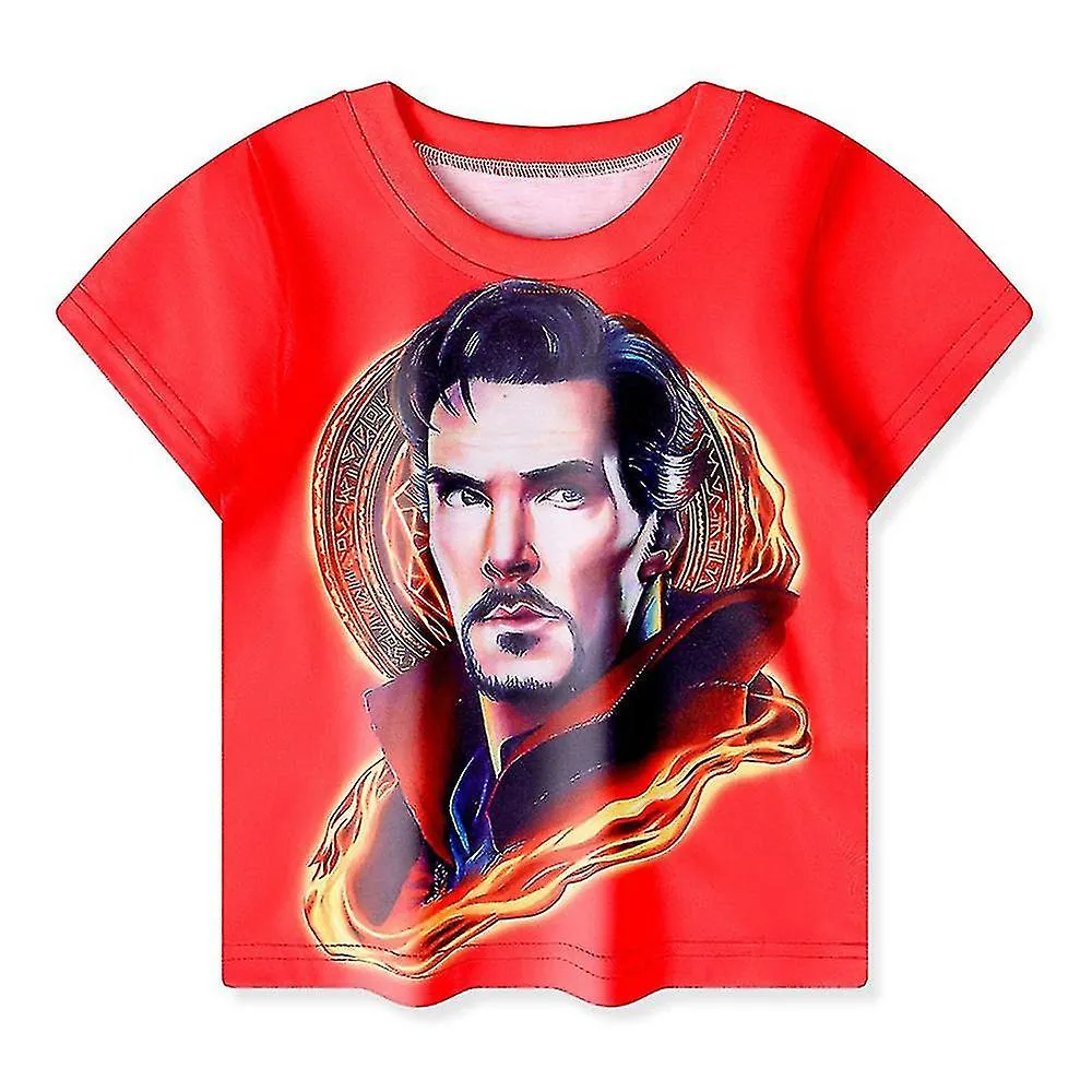 Doctor Strange Estampado Niños Boys Camiseta de Manga Corta + Conjunto de Trajes Cortos