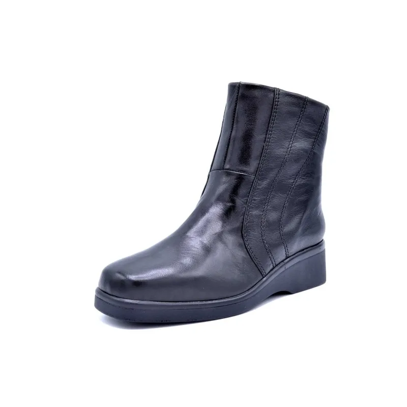 Drucker 6938 negro | Bota de piel para mujer | Hecha en España