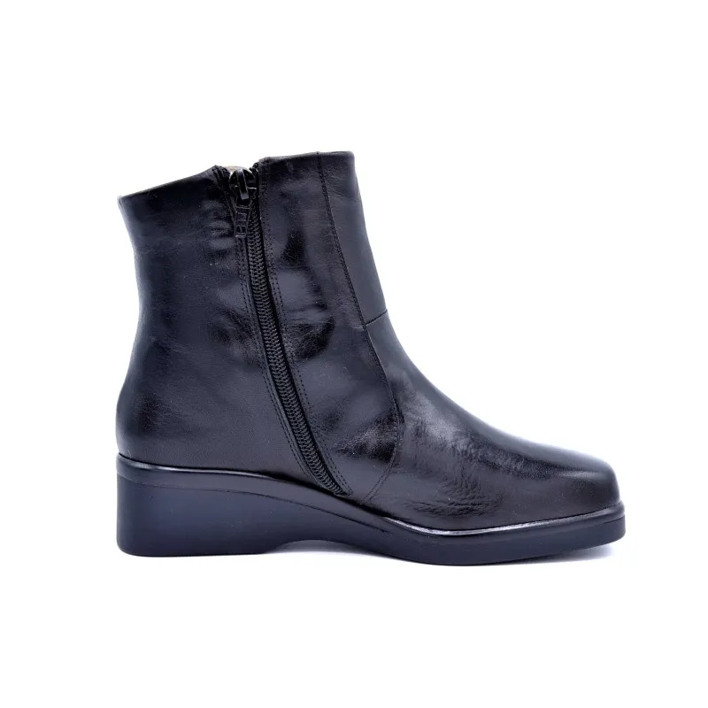 Drucker 6938 negro | Bota de piel para mujer | Hecha en España