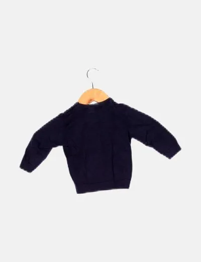 El Corte Inglés Jersey azul marino punto