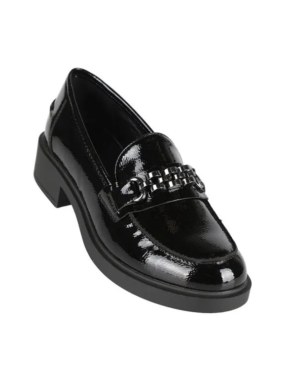 Energy Mocasines clásicos de charol para mujer.