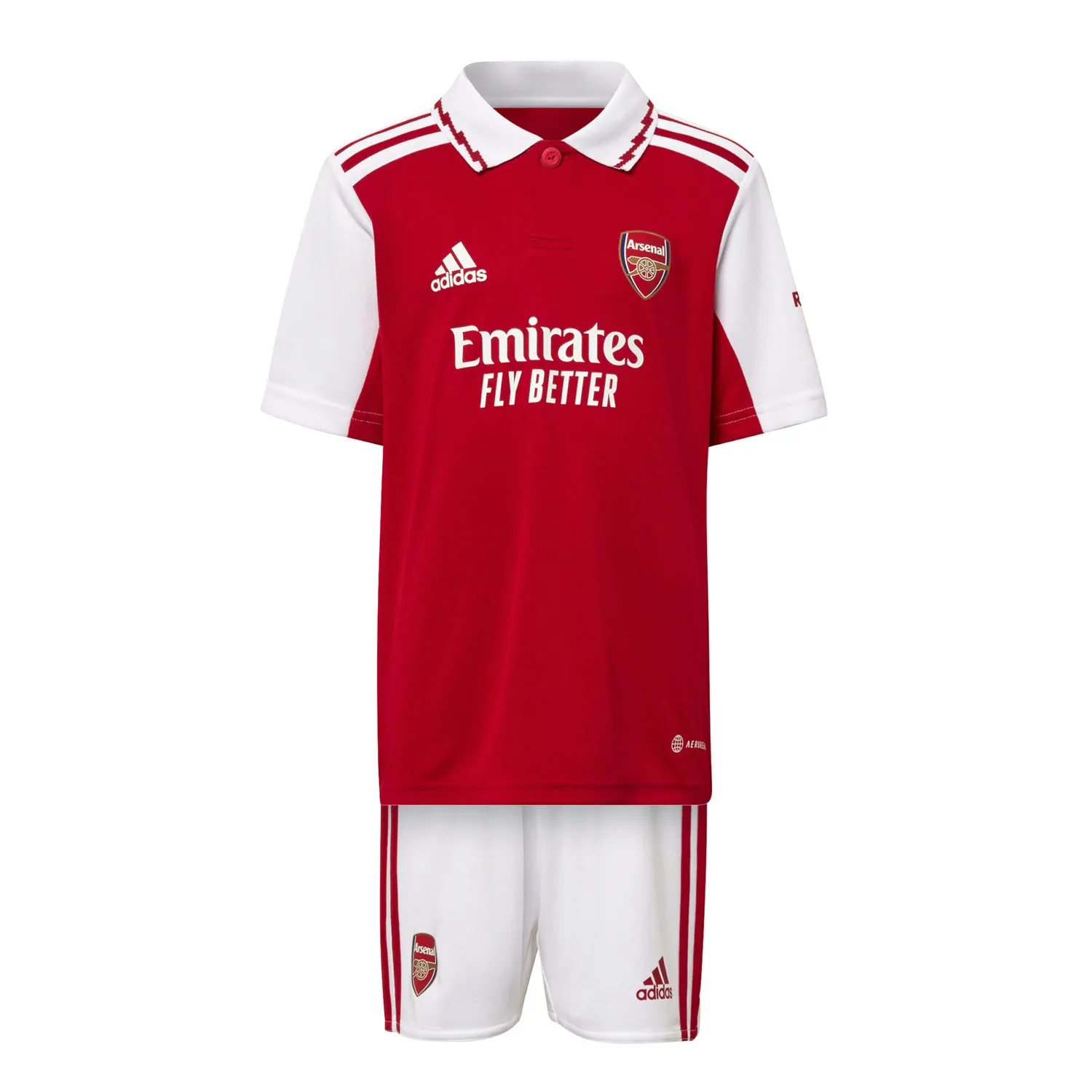 Equipación adidas Arsenal niño pequeño 2022 2023