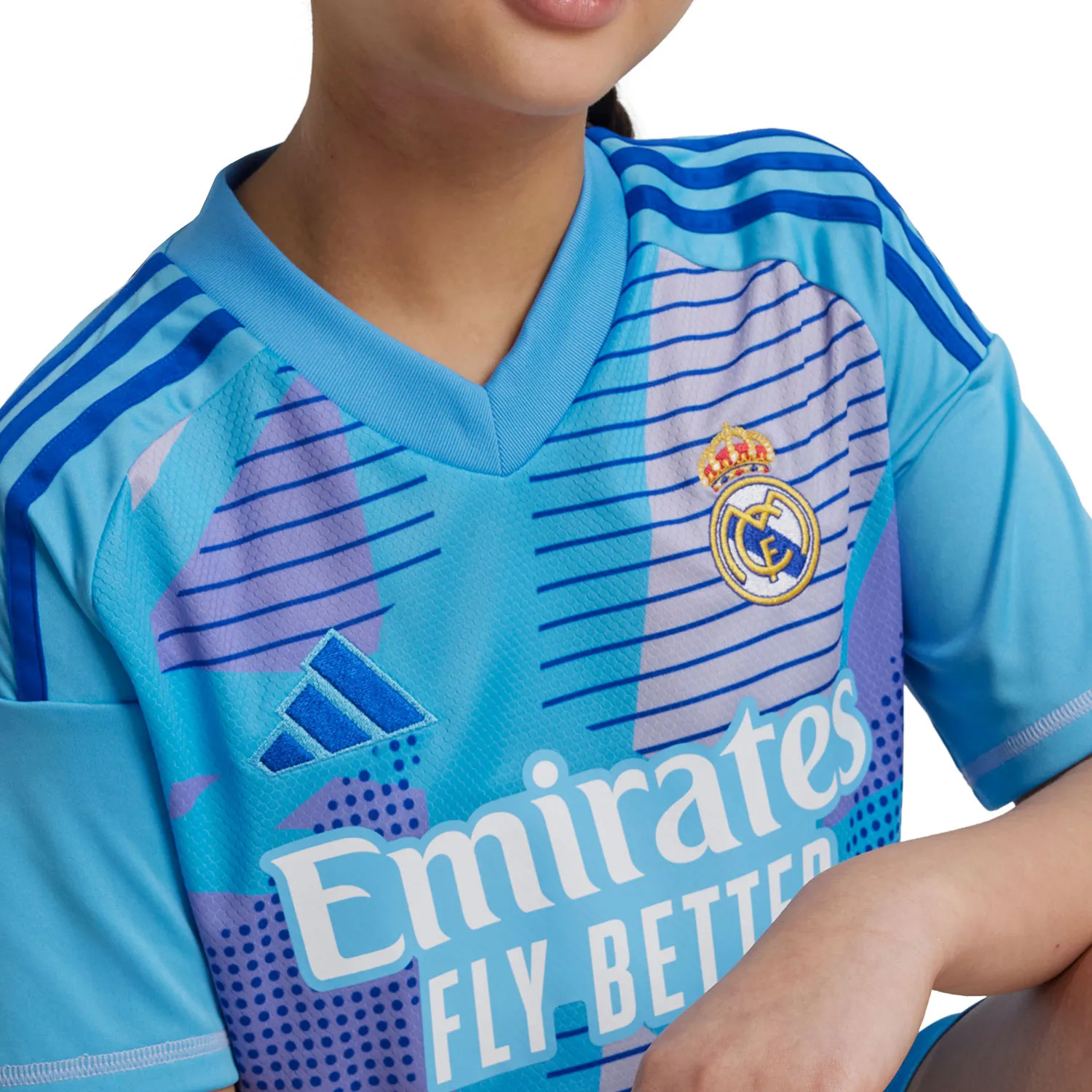 Equipación adidas Real Madrid niño portero 2024 2025