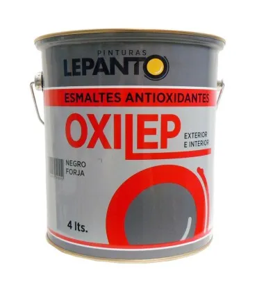 ESMALTE SINTéTICO ANTIOXIDANTE LEPANTO OXILEP  GRIS FORJA 750ML