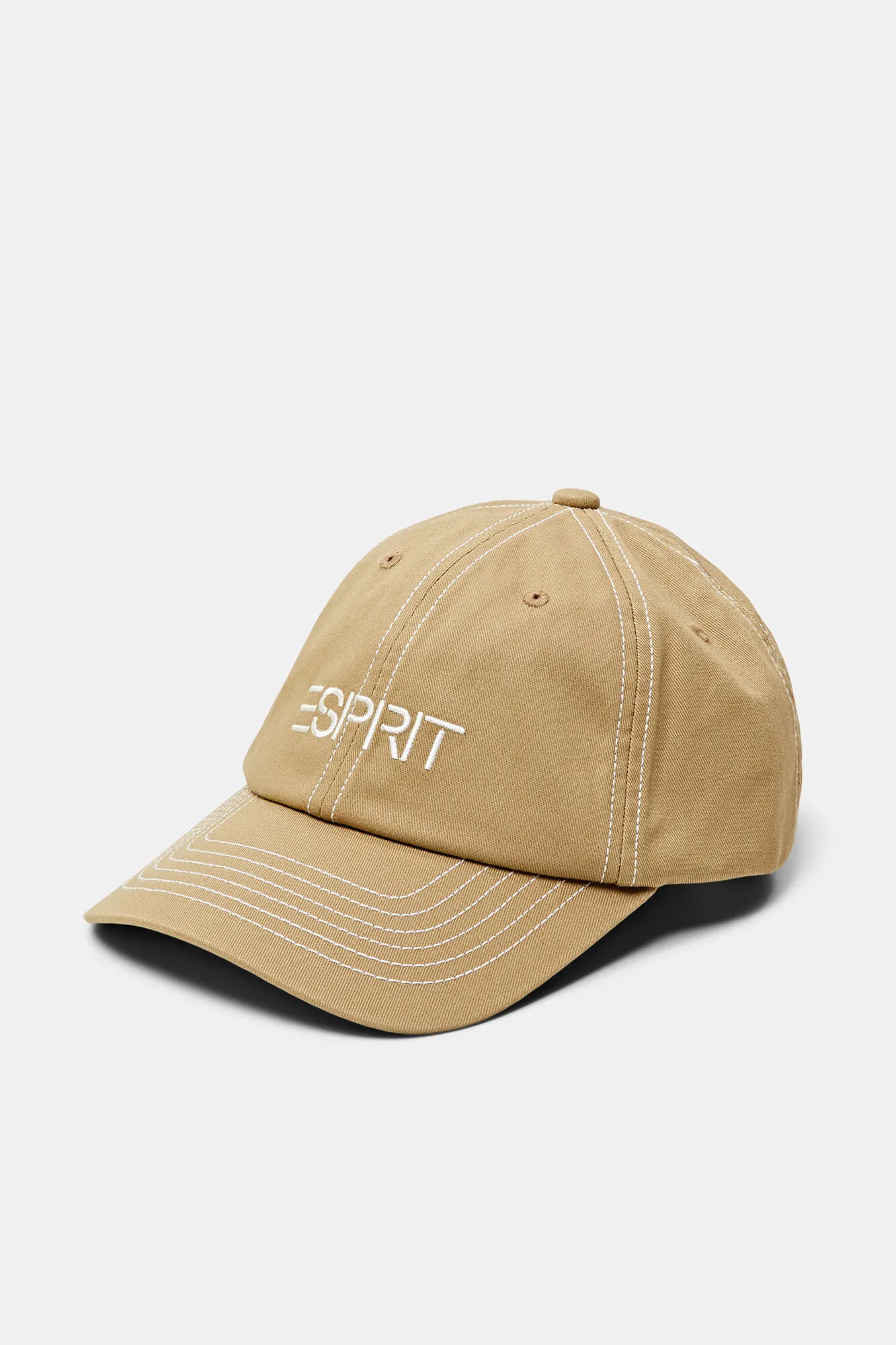 Esprit Gorra tipo baseball algodón pespuntes cuadros