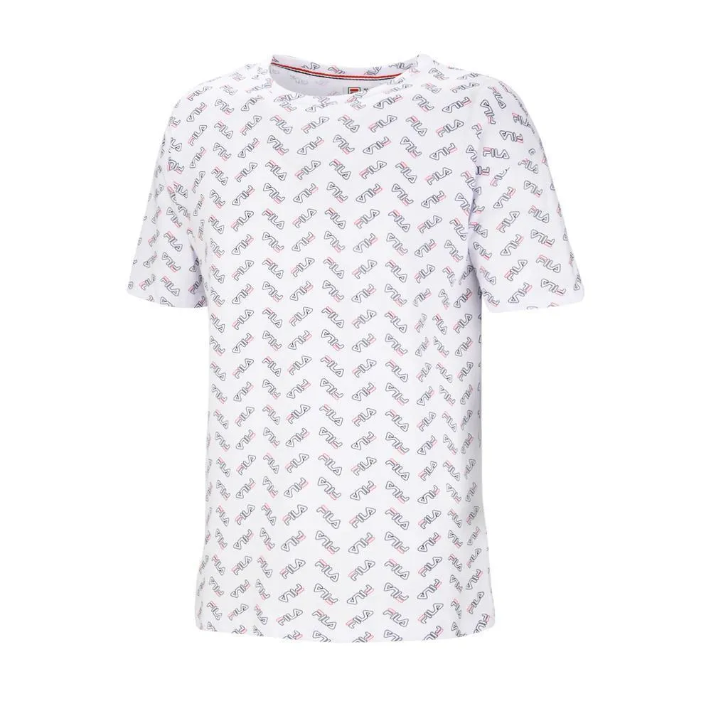 FILA REMERA KIDS  LOGO PRINT MNO