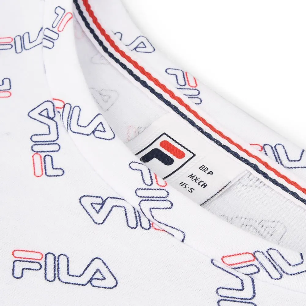 FILA REMERA KIDS  LOGO PRINT MNO