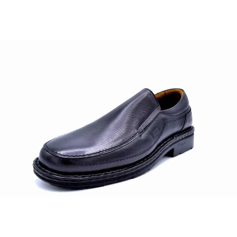 Fluchos 6225 negro | Mocasín de piel para hombre