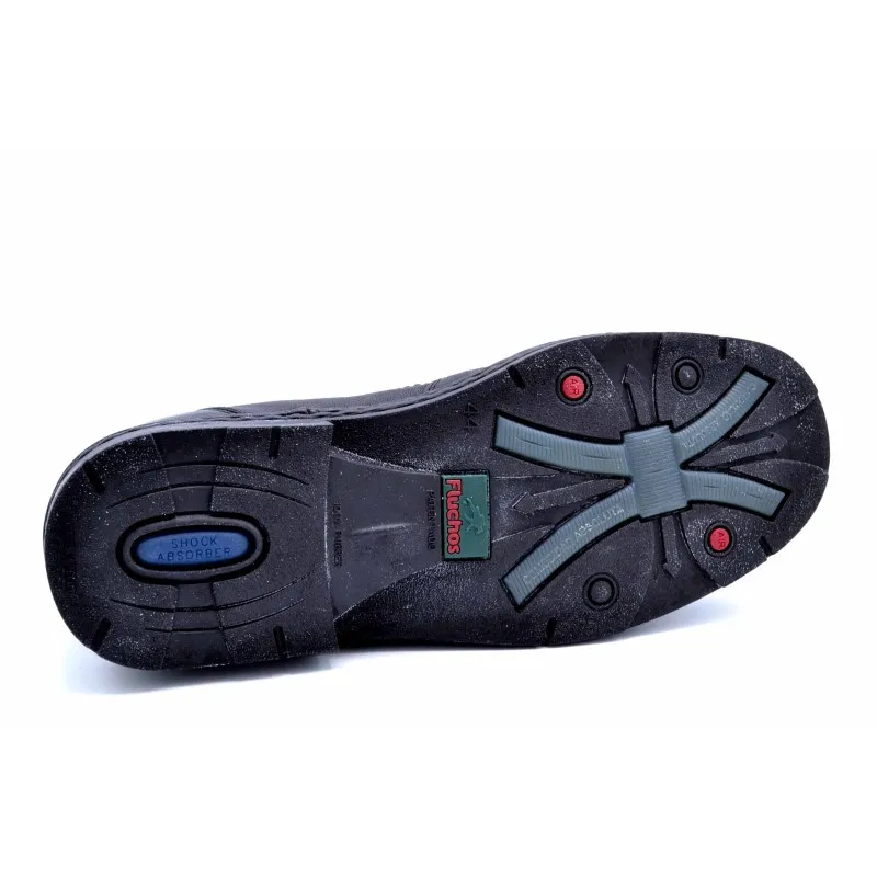 Fluchos 6225 negro | Mocasín de piel para hombre
