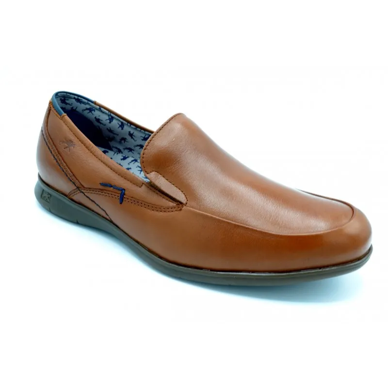 FLUCHOS 9762 VACHETA CUERO  ZAPATO SIN CORDONES, PLANTILLA EXTRAIBLE.