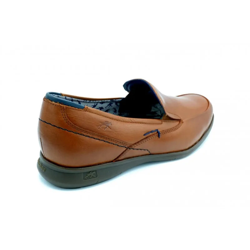 FLUCHOS 9762 VACHETA CUERO  ZAPATO SIN CORDONES, PLANTILLA EXTRAIBLE.