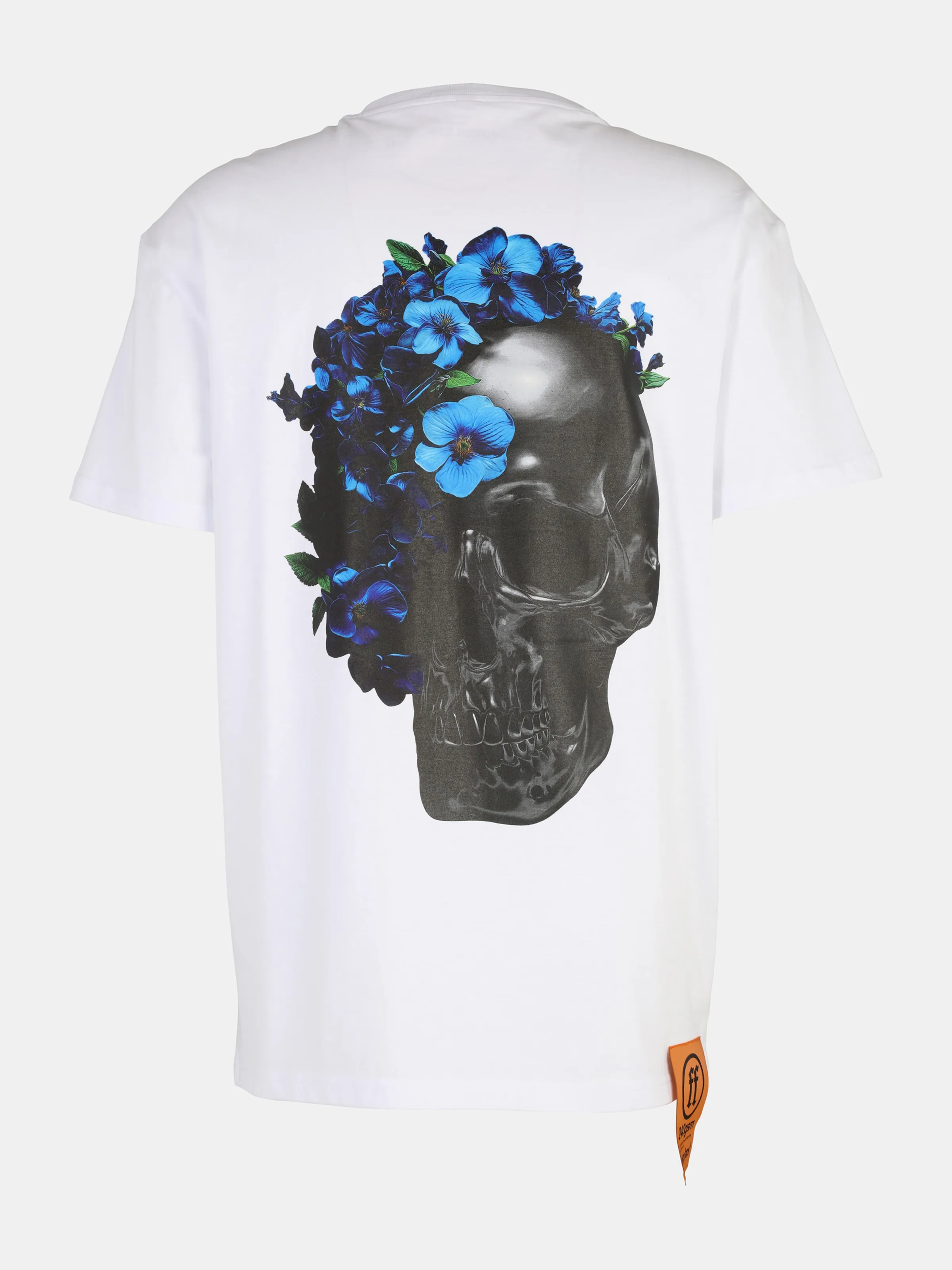 FORGOTTEN FACES FORGOTTEN FACES FLOWERED SKULL OVERSIZE TSHIRTS