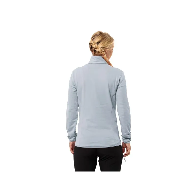 Forro polar JACK WOLSKINS Kolbenberg fz para mujer (azul suave)